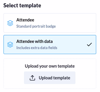 The list of templates